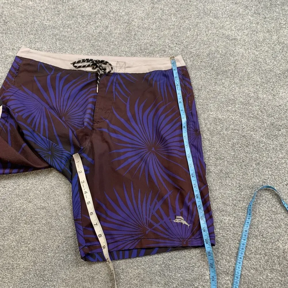 Tommy Bahama Board Shorts‎ Mens 34 Naples Palm Print Swim Beach Recreational